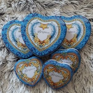 Brighton jewelry tins, set of 6